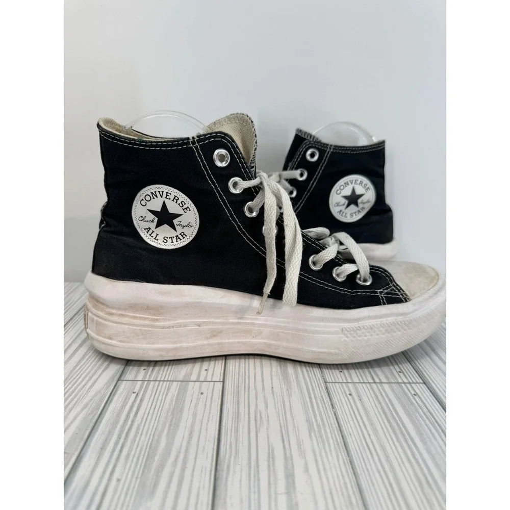 Converse Chuck Taylor All Star Women's‎ 9 Lift Platform High Top Sneakers Black